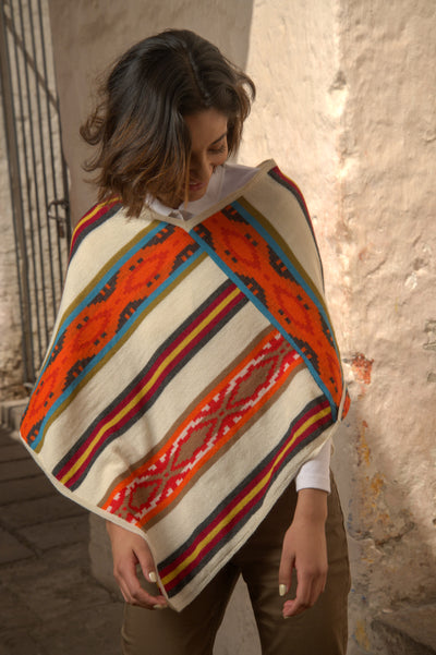 Multicolor Poncho
